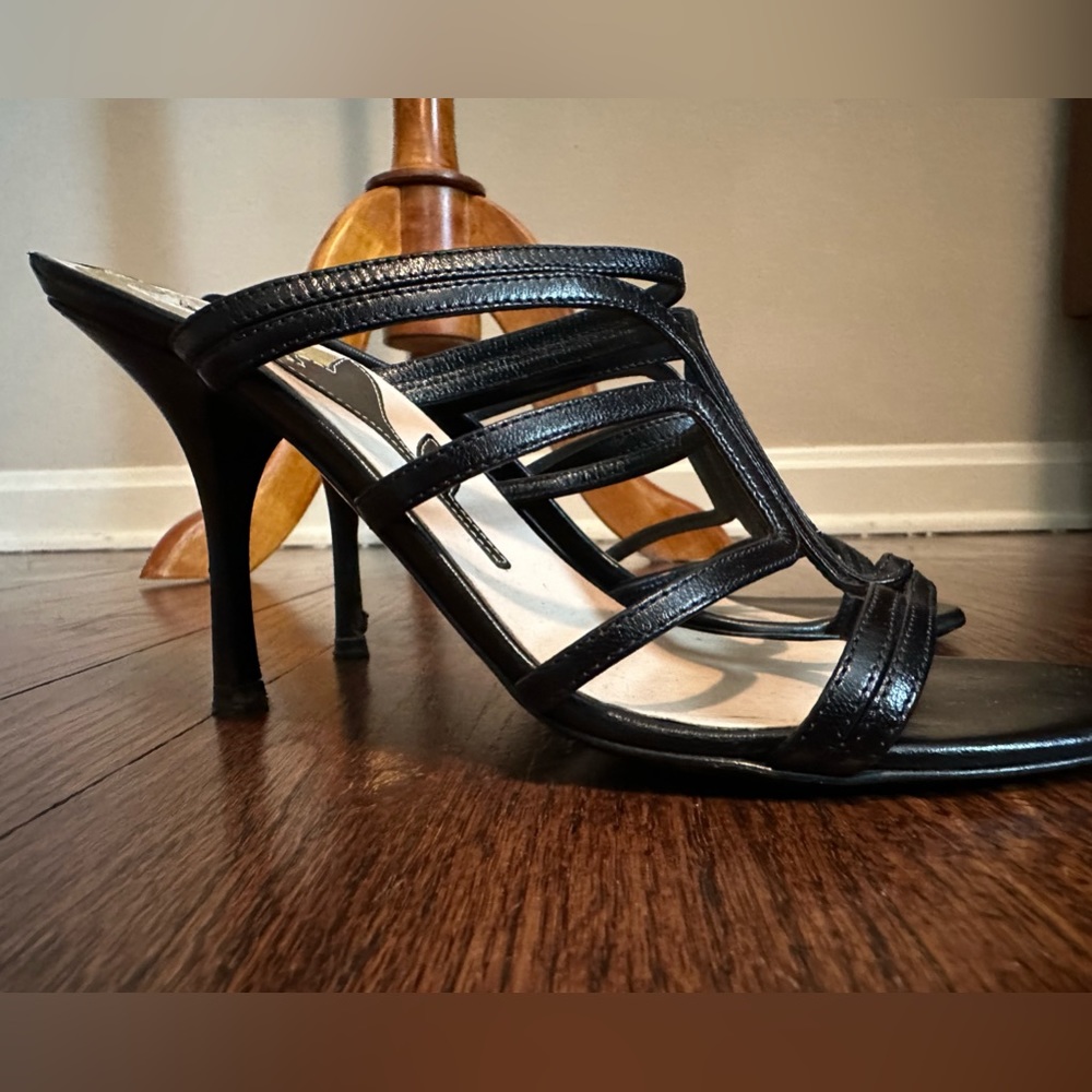 PRADA Strappy Leather Mules - Picture 2 of 10